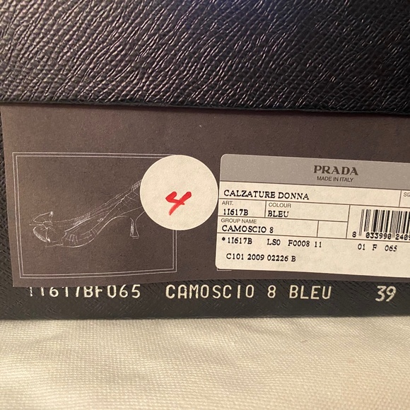 Prada suede heels with bows on the toes - Picture 5 of 10